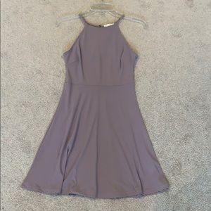 Relaxed Fit Mauve Dress